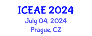 International Conference on Environmental and Agricultural Economics (ICEAE) July 04, 2024 - Prague, Czechia