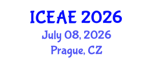 International Conference on Environmental and Agricultural Economics (ICEAE) July 08, 2026 - Prague, Czechia