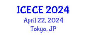 International Conference on Environmental and Chemical Engineering (ICECE) April 22, 2024 - Tokyo, Japan
