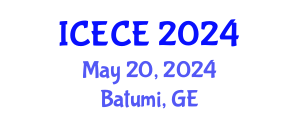 International Conference on Environmental and Chemical Engineering (ICECE) May 20, 2024 - Batumi, Georgia