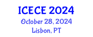 International Conference on Environmental and Chemical Engineering (ICECE) October 28, 2024 - Lisbon, Portugal