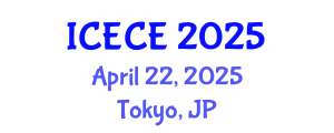 International Conference on Environmental and Chemical Engineering (ICECE) April 22, 2025 - Tokyo, Japan