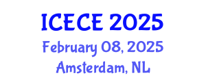 International Conference on Environmental and Chemical Engineering (ICECE) February 08, 2025 - Amsterdam, Netherlands