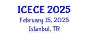 International Conference on Environmental and Chemical Engineering (ICECE) February 15, 2025 - Istanbul, Turkey