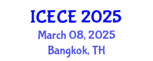 International Conference on Environmental and Chemical Engineering (ICECE) March 08, 2025 - Bangkok, Thailand