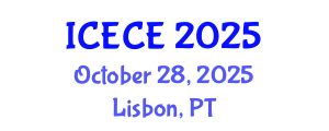 International Conference on Environmental and Chemical Engineering (ICECE) October 28, 2025 - Lisbon, Portugal