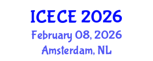 International Conference on Environmental and Chemical Engineering (ICECE) February 08, 2026 - Amsterdam, Netherlands