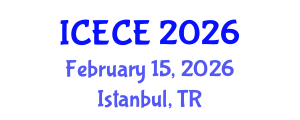 International Conference on Environmental and Chemical Engineering (ICECE) February 15, 2026 - Istanbul, Turkey