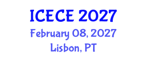 International Conference on Environmental and Chemical Engineering (ICECE) February 08, 2027 - Lisbon, Portugal