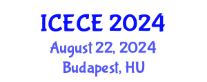 International Conference on Environmental and Civil Engineering (ICECE) August 22, 2024 - Budapest, Hungary
