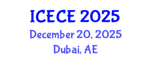 International Conference on Environmental and Civil Engineering (ICECE) December 20, 2025 - Dubai, United Arab Emirates