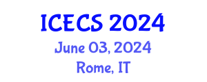 International Conference on Environmental and Computer Science (ICECS) June 03, 2024 - Rome, Italy