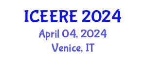 International Conference on Environmental and Earth Resources Engineering (ICEERE) April 04, 2024 - Venice, Italy