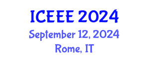 International Conference on Environmental and Ecological Economics (ICEEE) September 12, 2024 - Rome, Italy