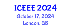 International Conference on Environmental and Ecological Engineering (ICEEE) October 17, 2024 - London, United Kingdom
