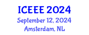 International Conference on Environmental and Ecological Engineering (ICEEE) September 12, 2024 - Amsterdam, Netherlands