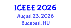 International Conference on Environmental and Ecological Engineering (ICEEE) August 23, 2026 - Budapest, Hungary