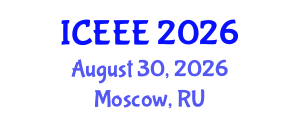 International Conference on Environmental and Ecological Engineering (ICEEE) August 30, 2026 - Moscow, Russia