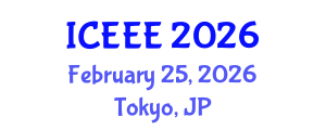 International Conference on Environmental and Ecological Engineering (ICEEE) February 25, 2026 - Tokyo, Japan