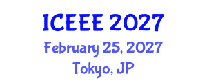 International Conference on Environmental and Ecological Engineering (ICEEE) February 25, 2027 - Tokyo, Japan