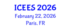 International Conference on Environmental and Ecological Systems (ICEES) February 22, 2026 - Paris, France