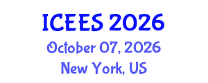 International Conference on Environmental and Ecological Systems (ICEES) October 07, 2026 - New York, United States