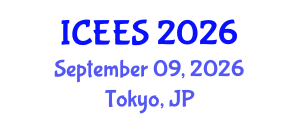 International Conference on Environmental and Ecological Systems (ICEES) September 09, 2026 - Tokyo, Japan