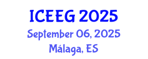 International Conference on Environmental and Engineering Geophysics (ICEEG) September 06, 2025 - Málaga, Spain
