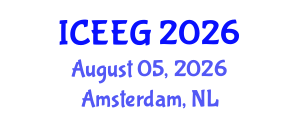 International Conference on Environmental and Engineering Geophysics (ICEEG) August 05, 2026 - Amsterdam, Netherlands