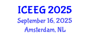 International Conference on Environmental and Engineering Geoscience (ICEEG) September 16, 2025 - Amsterdam, Netherlands