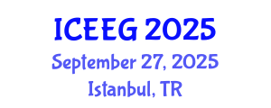 International Conference on Environmental and Engineering Geoscience (ICEEG) September 27, 2025 - Istanbul, Turkey