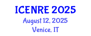 International Conference on Environmental and Natural Resources Engineering (ICENRE) August 12, 2025 - Venice, Italy