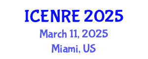 International Conference on Environmental and Natural Resources Engineering (ICENRE) March 11, 2025 - Miami, United States