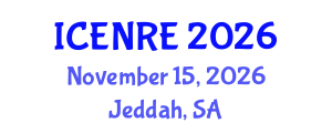 International Conference on Environmental and Natural Resources Engineering (ICENRE) November 15, 2026 - Jeddah, Saudi Arabia