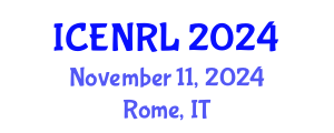 International Conference on Environmental and Natural Resources Law (ICENRL) November 11, 2024 - Rome, Italy