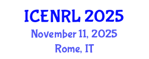 International Conference on Environmental and Natural Resources Law (ICENRL) November 11, 2025 - Rome, Italy