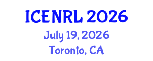 International Conference on Environmental and Natural Resources Law (ICENRL) July 19, 2026 - Toronto, Canada