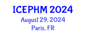 International Conference on Environmental and Public Health Management (ICEPHM) August 29, 2024 - Paris, France