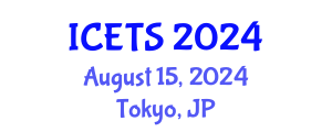 International Conference on Environmental and Territorial Sciences (ICETS) August 15, 2024 - Tokyo, Japan