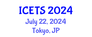 International Conference on Environmental and Territorial Sciences (ICETS) July 22, 2024 - Tokyo, Japan