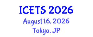 International Conference on Environmental and Territorial Sciences (ICETS) August 16, 2026 - Tokyo, Japan