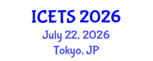 International Conference on Environmental and Territorial Sciences (ICETS) July 22, 2026 - Tokyo, Japan