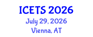 International Conference on Environmental and Territorial Sciences (ICETS) July 29, 2026 - Vienna, Austria