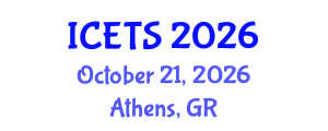 International Conference on Environmental and Territorial Sciences (ICETS) October 21, 2026 - Athens, Greece