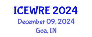 International Conference on Environmental and Water Resources Engineering (ICEWRE) December 09, 2024 - Goa, India