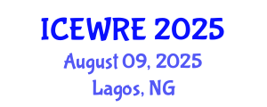 International Conference on Environmental and Water Resources Engineering (ICEWRE) August 09, 2025 - Lagos, Nigeria