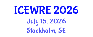 International Conference on Environmental and Water Resources Engineering (ICEWRE) July 15, 2026 - Stockholm, Sweden