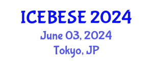 International Conference on Environmental, Biological, Ecological Sciences and Engineering (ICEBESE) June 03, 2024 - Tokyo, Japan