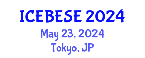International Conference on Environmental, Biological, Ecological Sciences and Engineering (ICEBESE) May 23, 2024 - Tokyo, Japan