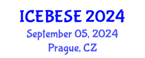 International Conference on Environmental, Biological, Ecological Sciences and Engineering (ICEBESE) September 05, 2024 - Prague, Czechia